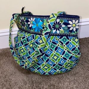 Vera Bradley purse blue and green